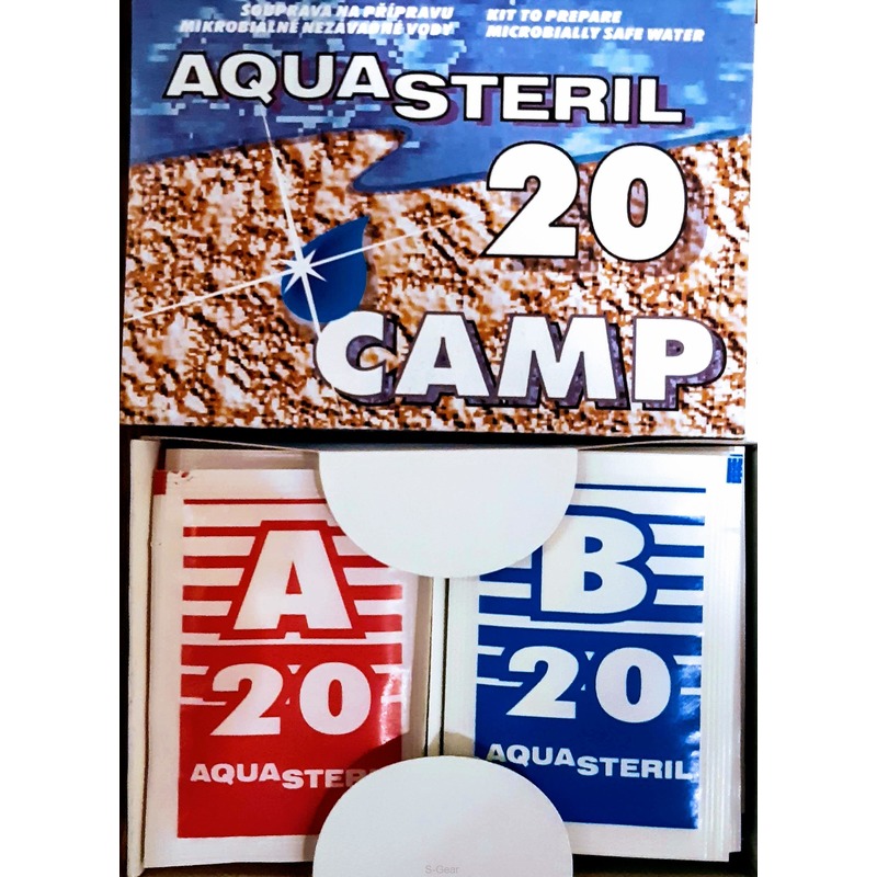 Aqua Plus Aquasteril 20 CAMP Dezinfekce vody