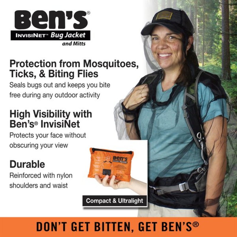 Ben's Bug Jacket S-M moskytiera