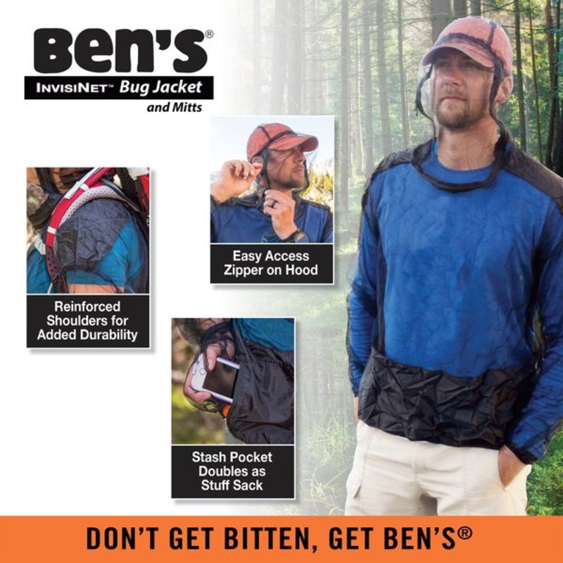 Ben's Bug Jacket S-M moskytiera